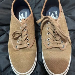 Brown lace up Vans